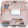 OLED Assembly With Frame For Samsung Galaxy S22 5G (Service Pack) (Pink Gold)