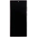 OLED Assembly With Frame For Samsung Galaxy S22 Ultra 5G (Service Pack) (Burgundy)