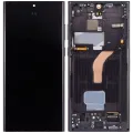 OLED Assembly With Frame For Samsung Galaxy S22 Ultra 5G (US & International Version) (Refurbished) (Phantom Black)