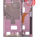 Mid-Frame Housing For Samsung Galaxy S22 Ultra 5G (US & International Version) (Burgundy)