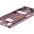 Mid-Frame Housing For Samsung Galaxy S22 Ultra 5G (US & International Version) (Burgundy)