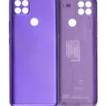 Back cover Glass For Motorola Moto G9 Power (XT2091 / 2020) (Electric Violet)