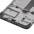 LCD Assembly With Frame For Motorola Moto E7 Power (XT2097-6 / 2021) (Refurbished) (Black)