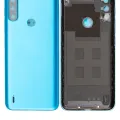 Back cover Glass For Motorola Moto E7 Power (XT2097-6 / 2021) (Tahiti Blue)