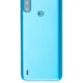Back cover Glass For Motorola Moto E7 Power (XT2097-6 / 2021) (Tahiti Blue)