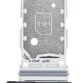 Dual Sim Card Tray For Samsung Galaxy S21 Ultra (Phantom Black)