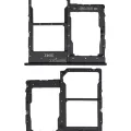 Dual Sim Card Tray For Samsung Galaxy A01 Core (A013 / 2020) (Black)