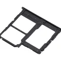 Dual Sim Card Tray For Samsung Galaxy A01 Core (A013 / 2020) (Black)