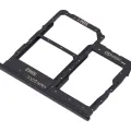 Dual Sim Card Tray For Samsung Galaxy A01 Core (A013 / 2020) (Black)