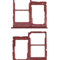 Dual Sim Card Tray For Samsung Galaxy A01 Core (A013 / 2020) (Red)