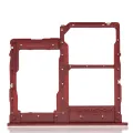 Dual Sim Card Tray For Samsung Galaxy A01 Core (A013 / 2020) (Red)