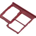 Dual Sim Card Tray For Samsung Galaxy A01 Core (A013 / 2020) (Red)