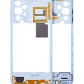 Mid-Frame Housing For Samsung Galaxy A23 (A235 / 2022) (Blue)