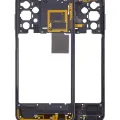 Mid-Frame Housing For Samsung Galaxy A23 (A235 / 2022) (Black)