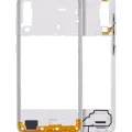 Mid-Frame Housing For Samsung Galaxy A30s (A307 / 2019) (Prism Crush White)