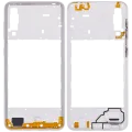 Mid-Frame Housing For Samsung Galaxy A30s (A307 / 2019) (Prism Crush White)