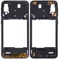 Mid-Frame Housing For Samsung Galaxy A40 (A405 / 2019) (Aftermarket Plus) (Black)
