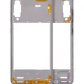 Mid-Frame Housing For Samsung Galaxy A50s (A507 / 2019) (Aftermarket Plus) (Prism Crush White)