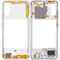 Mid-Frame Housing For Samsung Galaxy A41 (A415 / 2020) (Aftermarket Plus) (Prism Crush Silver)