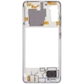 Mid-Frame Housing For Samsung Galaxy A41 (A415 / 2020) (Aftermarket Plus) (Prism Crush Silver)
