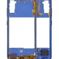 Mid-Frame Housing For Samsung Galaxy A41 (A415 / 2020) (Aftermarket Plus) (Prism Crush Blue)