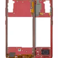 Mid-Frame Housing For Samsung Galaxy A41 (A415 / 2020) (Aftermarket Plus) (Prism Crush Red)