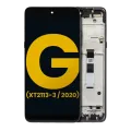 LCD Assembly With Frame For Motorola Moto G 5G (XT2113-3 / 2020) (Refurbished) (Volcanic Gray)