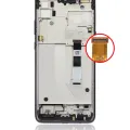 LCD Assembly With Frame For Motorola Moto G 5G (XT2113-3 / 2020) (Refurbished) (Volcanic Gray)