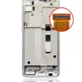 LCD Assembly With Frame For Motorola Moto G 5G (XT2113-3 / 2020) (Refurbished) (Frosted Silver)