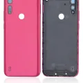 Back cover Glass For Motorola Moto E6i (XT2053-5 / 2021) (Pink)