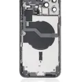 Задня кришка з дрібними деталями для iPhone 12 Pro Max (EU / Global Version) (Used OEM Pull: Grade B) (графітовий)