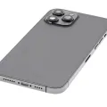 Задня кришка з дрібними деталями для iPhone 12 Pro Max (EU / Global Version) (Used OEM Pull: Grade B) (графітовий)