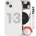 Задня кришка з дрібними деталями для iPhone 13 (EU / Global Version) (Used OEM Pull: Grade A) (Starlight)