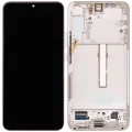 OLED Assembly With Frame For Samsung Galaxy S22 Plus 5G (US & International Version) (Refurbished) (Pink Gold / Violet)
