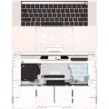 Top Case with Keyboard (ANSI US) For MacBook Pro 15" A1707 (2016-2017) (Used OEM Pull: Grade B/C) (Silver)
