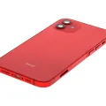 Back Housing W/ Small Parts For iPhone 12 (EU / Global Version) (Used OEM Pull: Grade A) (Red)