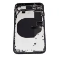 Back Housing W/ Small Components Pre-Installed For iPhone SE (2020) (No Logo) (Aftermarket Plus) (Black)