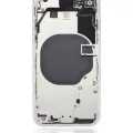 Back Housing W/ Small Components Pre-Installed For iPhone SE (2020) (No Logo) (Aftermarket Plus) (White)