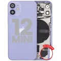 Back Housing W/ Small Parts For iPhone 12 Mini (US Version) (Used OEM Pull: Grade A) (Purple)
