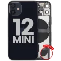 Back Housing W/ Small Parts For iPhone 12 Mini (US Version) (Used OEM Pull: Grade A) (Black)