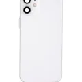 Back Housing W/ Small Parts For iPhone 12 Mini (US Version) (Used OEM Pull: Grade A) (White)
