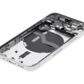 Back Housing W/ Small Parts For iPhone 12 Mini (US Version) (Used OEM Pull: Grade A) (White)