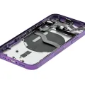 Back Housing W/ Small Parts For iPhone 12 Mini (US Version) (Used OEM Pull: Grade B) (Purple)