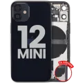 Back Housing W/ Small Parts For iPhone 12 Mini (US Version) (Used OEM Pull: Grade B) (Black)