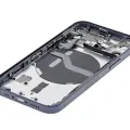 Back Housing W/ Small Parts For iPhone 12 Mini (US Version) (Used OEM Pull: Grade B) (Blue)