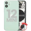 Back Housing W/ Small Parts For iPhone 12 Mini (US Version) (Used OEM Pull: Grade B) (Green)