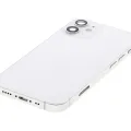 Back Housing W/ Small Parts For iPhone 12 Mini (US Version) (Used OEM Pull: Grade B) (White)