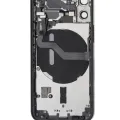 Back Housing W/ Small Parts For iPhone 12 Mini (US Version) (Used OEM Pull: Grade C) (Black)