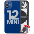 Back Housing W/ Small Parts For iPhone 12 Mini (US Version) (Used OEM Pull: Grade C) (Blue)