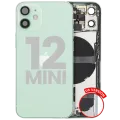 Задня кришка з малими деталями для iPhone 12 Mini (US Version) (Used OEM Pull: Grade C) (зелений)